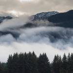 In this Nov. 29, 2018 photo, clouds swirl over Douglas Island. (Michael Penn | Juneau Empire File)