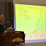 Audience packs in for climate journalist Dan Grossman
