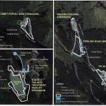 A map of proposed changes to Kensington mine facilities provided in Forest Service documents. (Courtesy photo)
