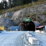 One of three entrances or portals, to the Kensington Gold Mine on Monday, Oct. 14, 2019. (Peter Segall | Juneau Empire)