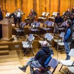 A guest asks Thomas Thornton, dean of Arts and Science at University of Alaska Southeast, a question. Thornton was giving a lecture about the state and nontangible benefits of Alaskas herring egg trade at the Sealaska Heritage Institute, Nov. 26, 2019. (Michael S. Lockett | Juneau Empire)