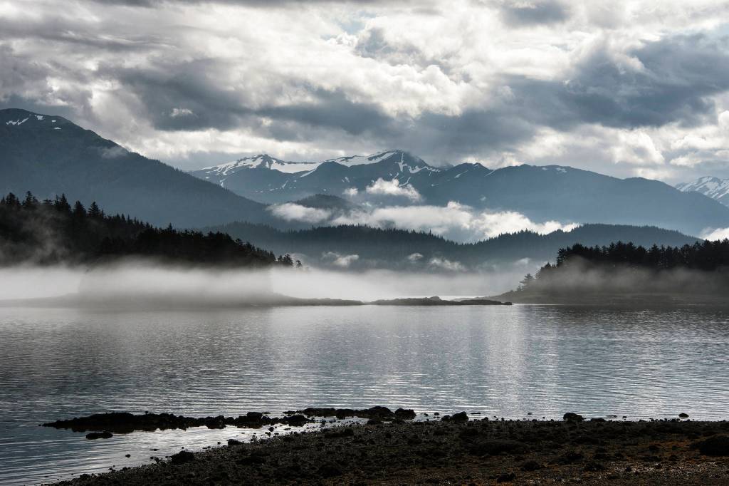 Early morning fog hangs over Auke Bay on Aug. 6, 2020. (Courtesy Photo / Kenneth Gill, gilfoto)