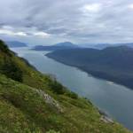 This photo shows a view looking south down the Gastineau Channel while on the way to the top of Gastineau Peak on August 21. (Courtesy Photo / Bill Andrews)