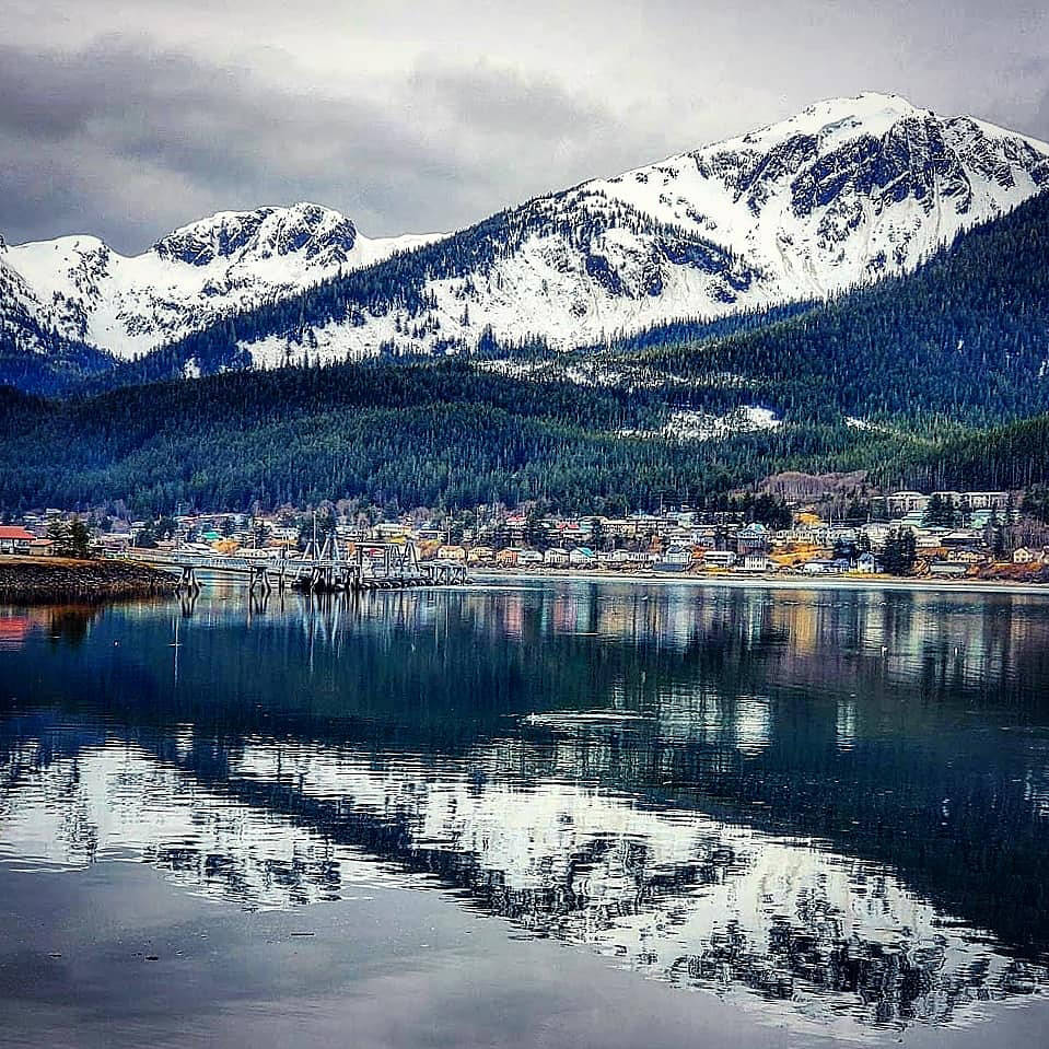 Beautiful Mount Bradley, aka Mout Jumbo, at dusk overlooking Douglas and the Gastineau Channel. (Courtesy Photo / Kevin Foley)