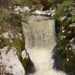 Eagle Creek falls on Treadwell Ditch trail on Dec. 3. (Courtesy Photo / Denise Carroll)