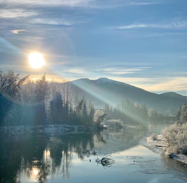 This photo shows the view from Bortherhood Bride on Dec. 13. (Courtesy Photo / Christena Leamer)
