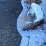 The line of demarcation on Auke Lake as seen in January 2021. (Courtesy Photo / Denise Carroll)