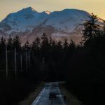 The sky is bright, but the road is not in this photo of North Douglas shared on Jan. 19. (Courtesy Photo / Joseph Sypeck)