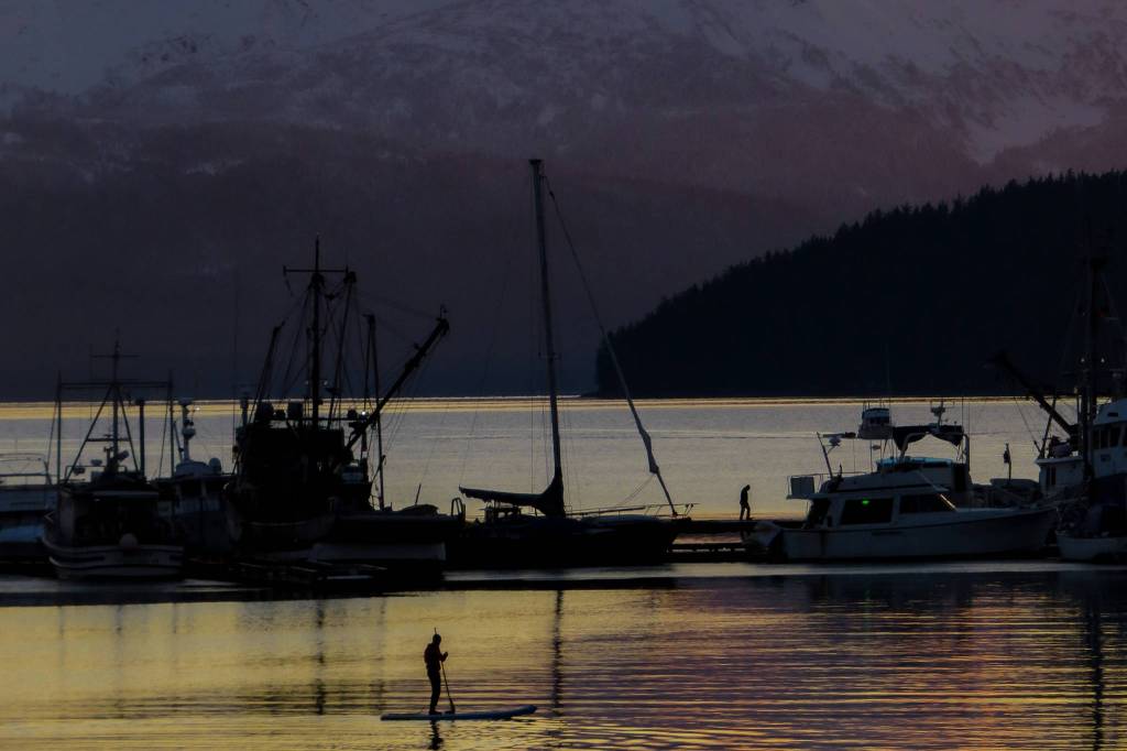 A paddleboarder makes their way through the water. (Courtesy Photo / Joseph Sypeck)