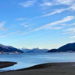 On a blue-skied day in Juneau, the Coast mountains glisten in the sunshine as seen on Feb. 1. (Courtesy Photo / Denise Carroll)