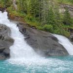This photo shows falls near Tracy Arm Fjord on July 21. (Courtesy Photo / Denise Carroll)