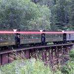 White Pass & Yukon Route crosses the east fork of the Skagway River. (Courtesy Photo / Kenneth Gill, gillfoto)