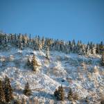 Winter covered Blackberry Ridge overlooking Lemon Creek. (Courtesy Photo / Kenneth Gill, gillfoto)