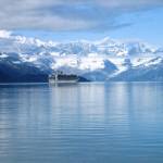 A cruise ship nears the glaciers near Glacier Bay National Park and Preserve. Glacier Bay is implementing a cruise ship inspection program that works similar to the inactive Ocean Ranger program. (Courtesy Photo / U.S. National Park Service)