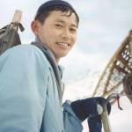 Syun-Ichi Akasofu pauses on a mountaineering trip to the Alaska Range shortly after he arrived in Alaska. (Courtesy Photo / Syun-Ichi Akasofu)