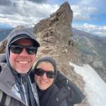 The author and his wife stand on a ridge near Denali National Park earlier in June. (Jeff Lund / For the Juneau Empire)