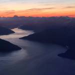 Taku Inlet during early dawn twilight at 2:01 a.m. June 20. (Photo by Randy Burton)