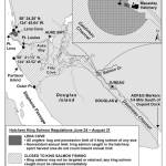 A map shows areas in the Juneau vicinity where king salmon fishing will be banned between June 24 and Aug. 31. (Alaska Department of Fish and Game)