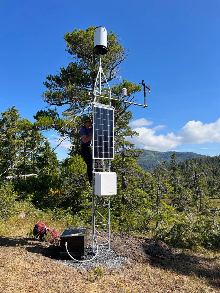 A rain gauge. (Photo by Annette Patton)