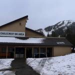 Eaglecrest Lodge at the base of Eaglecrest Ski Area on Saturday. (Mark Sabbatini / Juneau Empire)
