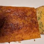 Finished Mexican cornbread loaf with roasted green chiles and cheese. (Photo by Patty Schied)