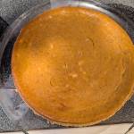 The base of pumpkin cheesecake, ready for topping. (Photo by Patty Schied)