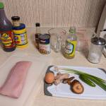 Assembling ingredients for Szechwan-style fish. (Photo by Patty Schied)