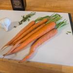 Raw carrots ready for preparation. (Photo by Patty Schied)