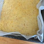 Shortbread base for Marys extreme bars. (Photo by Patty Schied)
