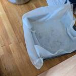 Lining a pan with parchment paper for Marys extreme bars. (Photo by Patty Schied)