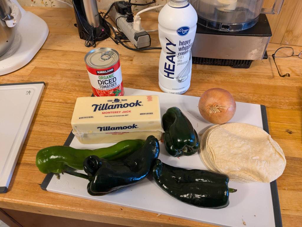 Ingredients for tortilla dry soup. (Photo by Patty Schied)
