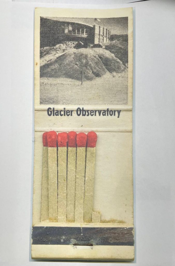 Matchbook from Sidtya Coffee Shop. (U.S. Forest Service photo)