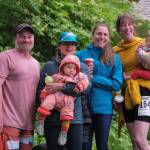 Members of team Babes With Babies at Lena Beach Picnic Area during the Seacoast Relay on Sunday, June 8, 2025. (Klas Stolpe / Juneau Empire)