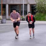 Runners start the Seacoast Relay at the University of Alaska Southeast campus on Sunday, June 8, 2025. (Klas Stolpe / Juneau Empire)