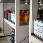 Jasz Garrett / Juneau Empire
Aan Hít opened on Thursday, Tlingit and Haida Day, featuring Sacred Grounds Coffee Shop, a retail shop, artisan vendor tables, and a printing and engraving business.