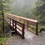 The Treadwell Ditch Bridge (Photo courtesy of Trail Mix, Inc.)