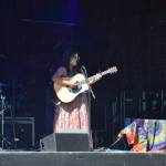 Anchorages Christina Napoleon performs during Salmonfest 2025 on Friday, Aug. 2, at the Kenai Peninsula Fairgrounds in Ninilchik. (Chloe Pleznac/Homer News)