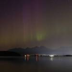 The northern lights are pictured from False Outer Point on Sept. 2, 2025. (Chloe Anderson for the Juneau Empire)