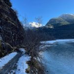 Herbert Glacier Trail follows Herbert River, as pictured on Nov. 16, 2025. (Mari Kanagy / Juneau Empire)