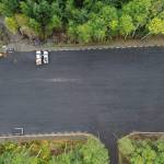 Photos courtesy of Trail Mix, Inc.
Aerial view of the initial stage of construction.