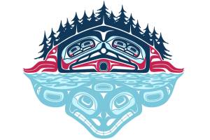 Artwork by Bill Pfeifer, Jr, (Wéidaaká Yóodóohaa)
Sealaska Heritage Institute has chosen Endurance and Strength: The Power of the Clan House, a design by Tlingit artist Bill Pfeifer, to visually represent Celebration 2026.