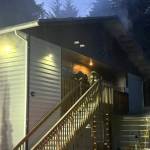One person was taken to hospital with minor injuries after an apartment fire in the early hours of Wednesday, April 15, 2026 at JAMHIs Salmon Creek eight-plex. (Capital City Fire Rescue/Facebook)