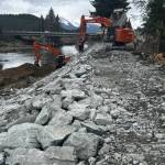 U.S. Army Corps of Engineers working on the Advance Measures Mendenhall Glacial Outburst Flood project. (U.S. Army Corps of Engineers/Facebook)