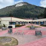 The Alaska Department of Family and Community Services (DFCS) is set to celebrate the revitalized Chilkat Plaza at Juneau Pioneers Homes with a grand reopening and ribbon cutting event next week. (DFCS Public Information Team)